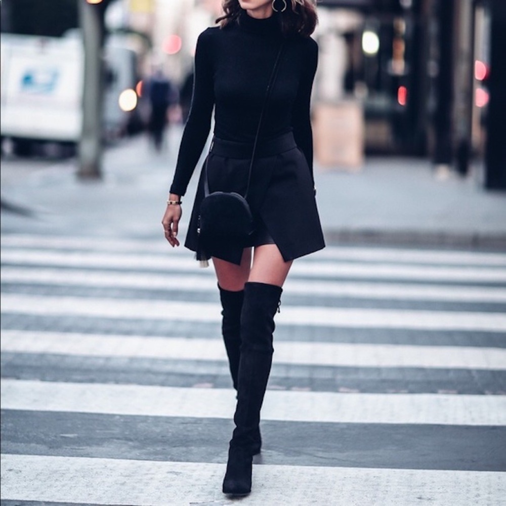 Stuart Weitzman Black Over the Knee Boots